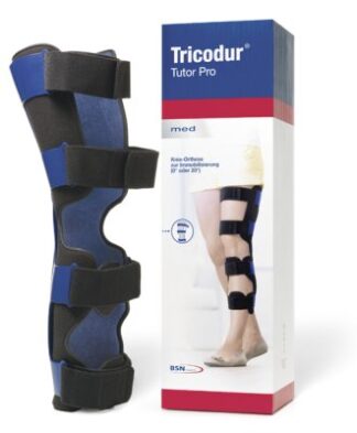 Knieorthese Actimove Tutor Pro zur Immobilisierung 0° und 20° universal, blau