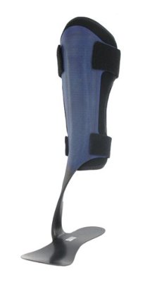 Knöchel-Fußorthese BlueROCKER 2.0, dynamisch ohne Umlenkschlaufe, blau Gr. XL rechts