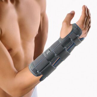 Bort Arm- und Handgelenkstütze ManuStabilPro offene Form, grau Gr. S links