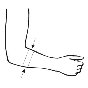 Bort Ellenbogen-Polster-Bandage KubiTal Farbe: grau Gr. M