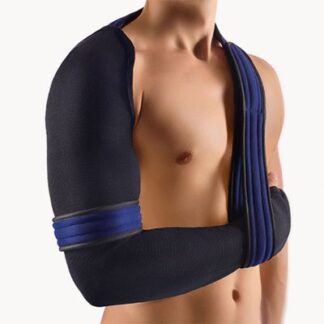 Bort OmoBasic Schulter-Arm-Adduktionsorthese, geschlossene Form, blau Gr. 3