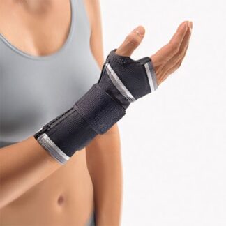 Bort Handgelenkschiene ManuZip Eco, schwarz Gr. M links