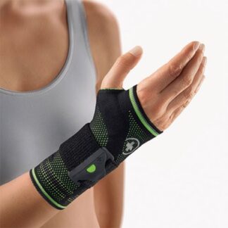 Bort Handgelenkbandage ManuBasic Sport schwarz-grün Gr. L rechts