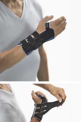 Bort Handgelenkorthese Generation blau Gr. M links