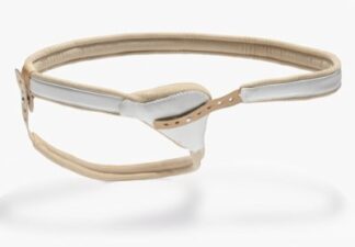 Bort Federbruchband HerniaFix, anatomische Pelotte, lange Feder, beige 100 cm rechts