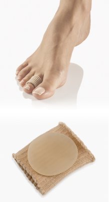 Bort PediSoft TexLine Zehen-/Fingerschutz-Pad (VPE: 2 Stück) Gr. M