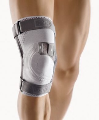 Bort Kniebandage Asymmetric Plus, silber Gr. 6+ links