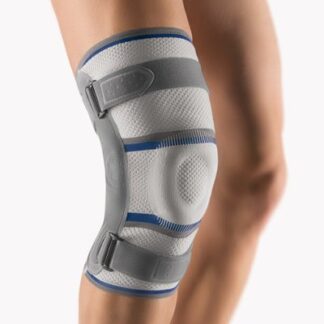 Bort Kniebandage Stabilo mit Gelenk, silber Gr. 5+ rechts
