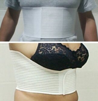 Rippenbandage Herren, weiß Gr. 4