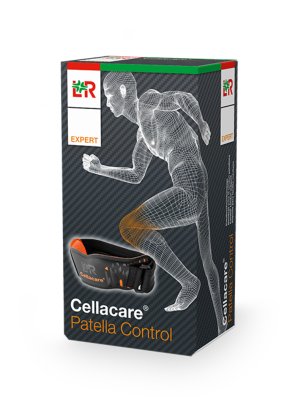 Patellasehnenbandage Cellacare Patella Control Expert, schwarz-anthraziz