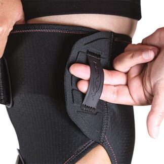 Knieorthese DONJOY Clima-Flex OA medial links/ lateral rechts, schwarz Gr. M