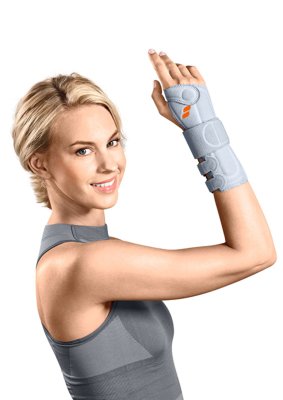 Handgelenkorthese MANU-HIT schwarz Gr. XS links