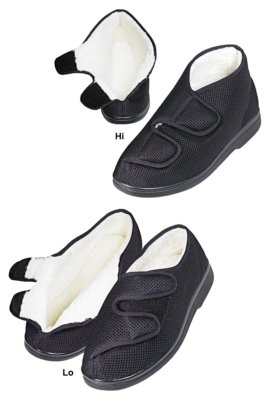 Reha Schuh GentleWalk Hi, Fell-Futter,schwarz Gr. 40