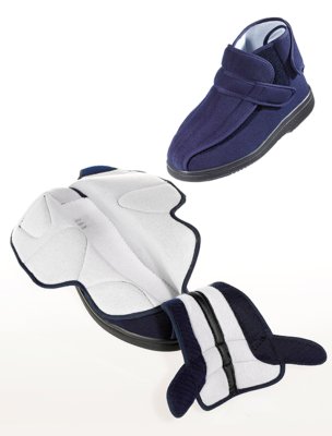Reha Schuh SaniCabrio DXL marineblau Gr. 44