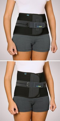 Lumbalstützorthese EMO Lumback Infinity schwarz-grau Gr. XXL