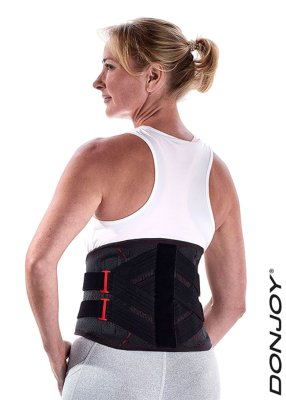 Lumbalstützorthese DONJOY LumboForce 3, 26cm, schwarz Gr. L