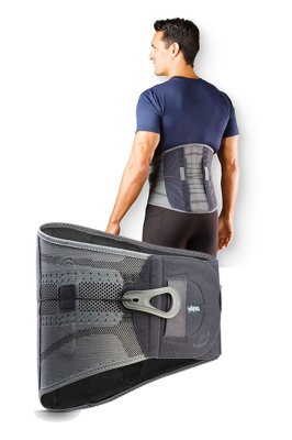 Lumbalstützorthese Aspen ELITE ACTIVE+ grau Gr. M