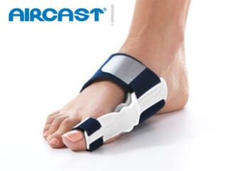 Hallux Valgus-Korrekturorthese HalguNight AIRCAST schwarz-weiß Gr. L