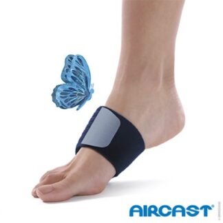 Mittelfußbandage HalguStrap AIRCAST mit Pelotte, schwarz