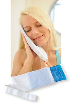SISSEL Hot-Cold Pack ca. 12,7x25,4cm mit Bezug