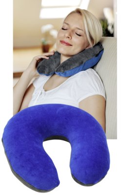 Nackenhörnchen Sissel Buchi Soft blau/grau