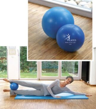 SISSEL Pilates Soft Ball, inklusive Übungsanleitung Ausf.: Durchmesser 26 cm Farbe: blau