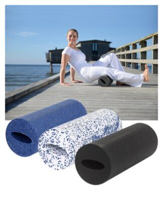 Myofascia Roller Sissel ca.40x15cm Ausf.: soft  Farbe: weiß/blau
